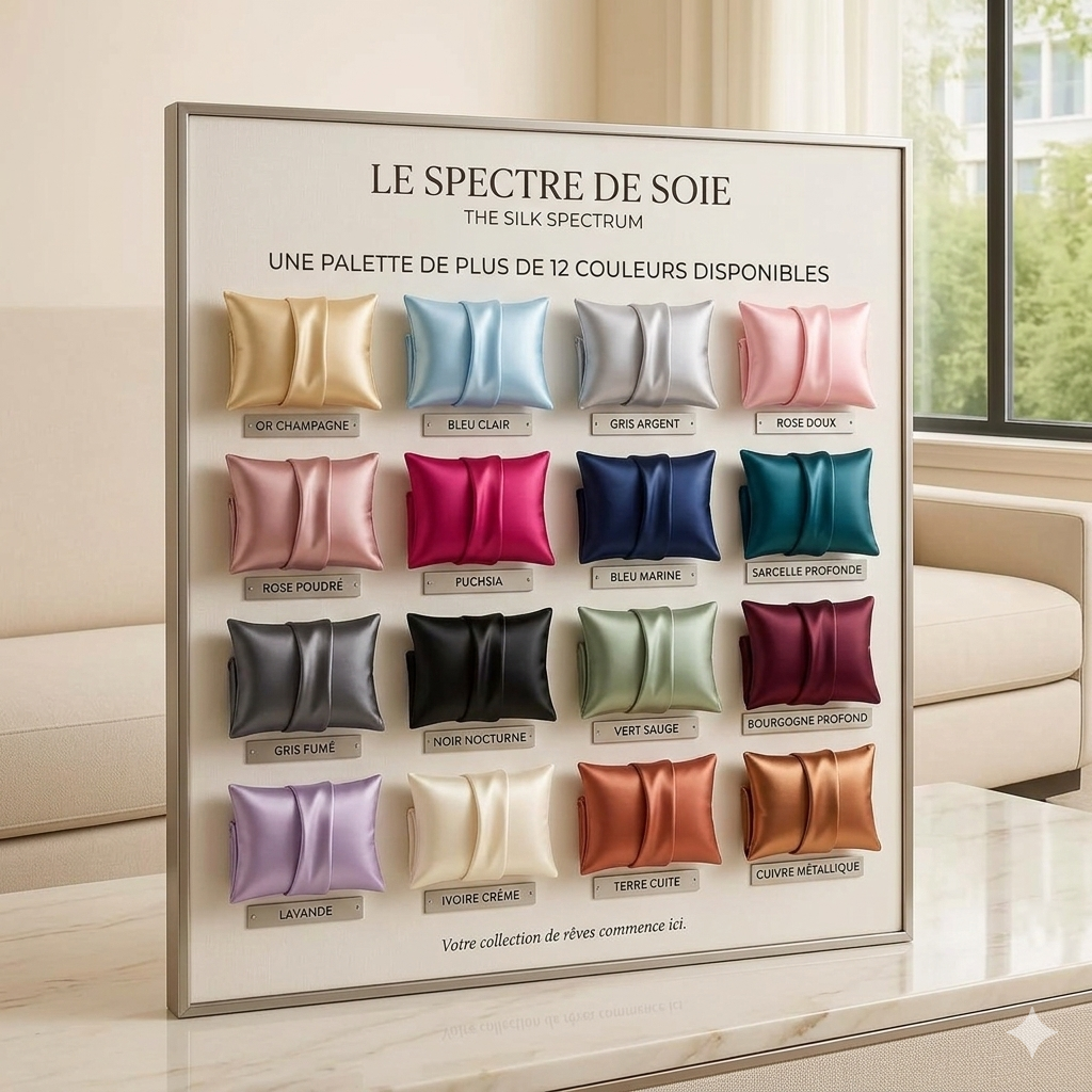 Pack 4 Taies d’Oreiller + 2 Bonnets Offerts + 2 Chouchou 🎁
